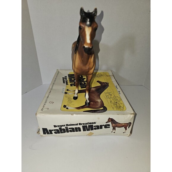 Vintage Breyer Family Arabian Mare Sheba #14 Model Horse Matte With Original Box - Picture 3 of 11